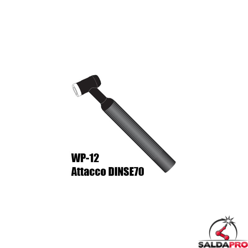 torcia completa wp12 attacco dinse 70 mmq saldatura tig