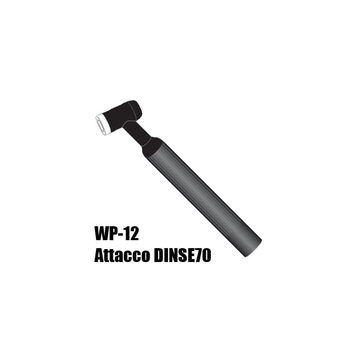 torcia completa wp12 attacco dinse 70 mmq saldatura tig