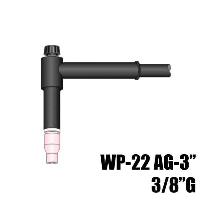 torcia completa wp 22g 76mm attacco 3/8g saldatura tig
