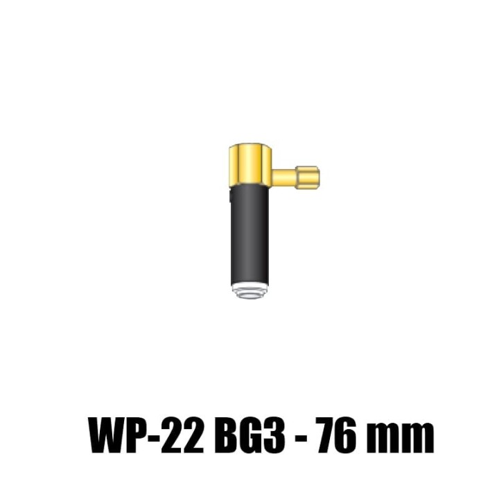 ricambio corpo torcia wp22bg lunghezza 76mm saldatura tig