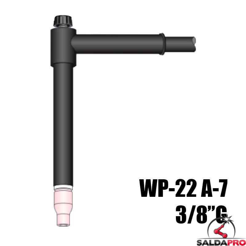 torcia completa wp22 178mm attacco 3/8g saldatura tig