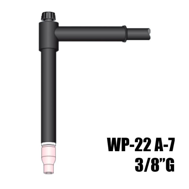 torcia completa wp22 178mm attacco 3/8g saldatura tig