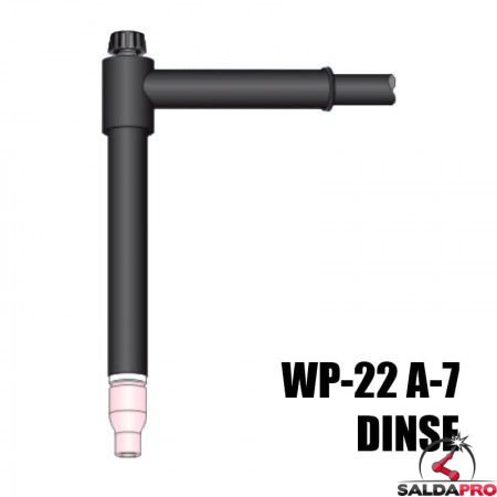 torcia completa wp22 lunghezza 178mm attacco dinse saldatura tig