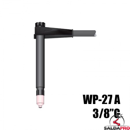 torcia completa wp27a 9pollici 230mm attacco 3/8"g saldatura tig