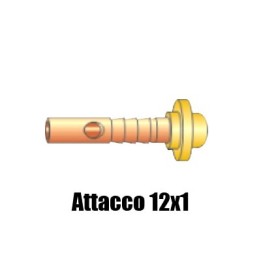 raccordo posteriore femmina 12x1 cavo porta corrente torcia wp20 wp25 saldatura tig