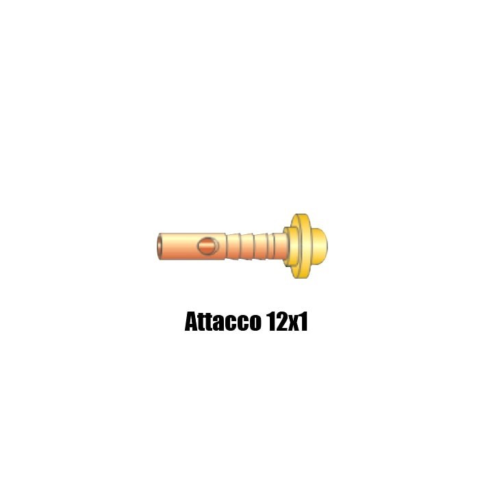 raccordo posteriore femmina 12x1 cavo porta corrente torcia wp20 wp25 saldatura tig