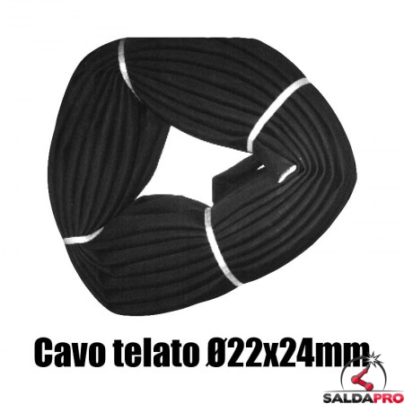 procavo gomma telata diametro 22x24 mm saldatura copertura