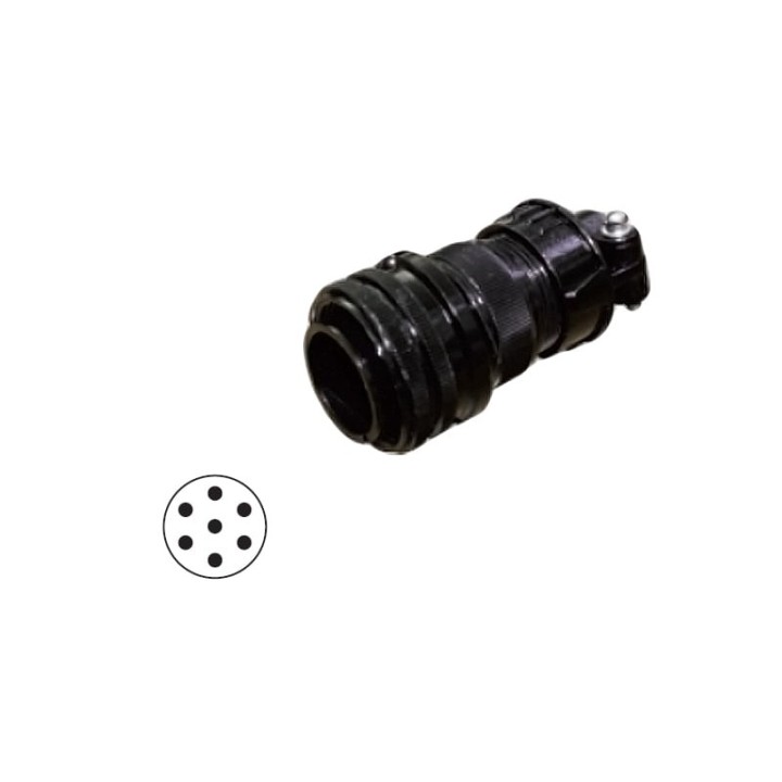 connettore circolare maschio a 7 pin ricambio per torce tig