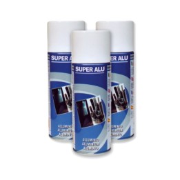 alluminio spray 400ml vernice acrilica super alu 10 pezzi