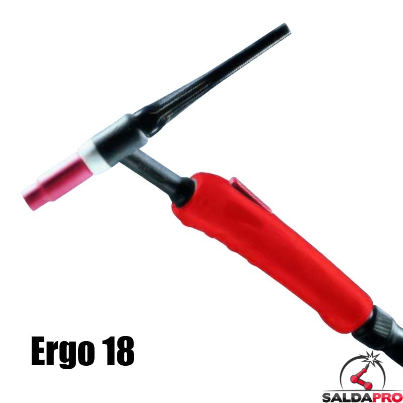 torcia completa ergo 18 con pulsante saldatura tig raffreddamento acqua professionale