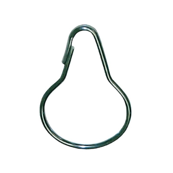 Gancio in metallo per fissaggio di tende e strisce protettive (10pz)