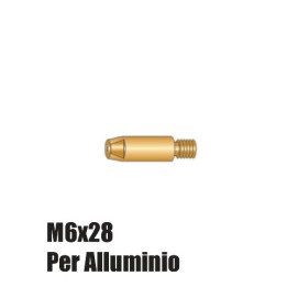 Punte serie M6x28 per alluminio torce BZ - Ø 0,8 - 1,6 (10pz)