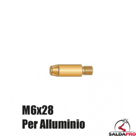 Punte serie M6x28 per alluminio torce BZ - Ø 0,8 - 1,6 (10pz)