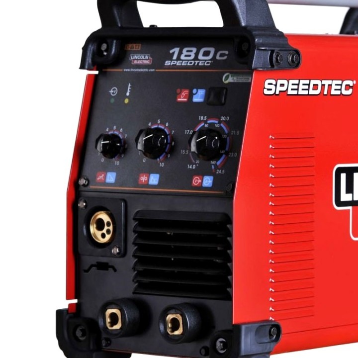 dettaglio saldatrice multiprocesso sppedtec 180c lincoln electric 230V