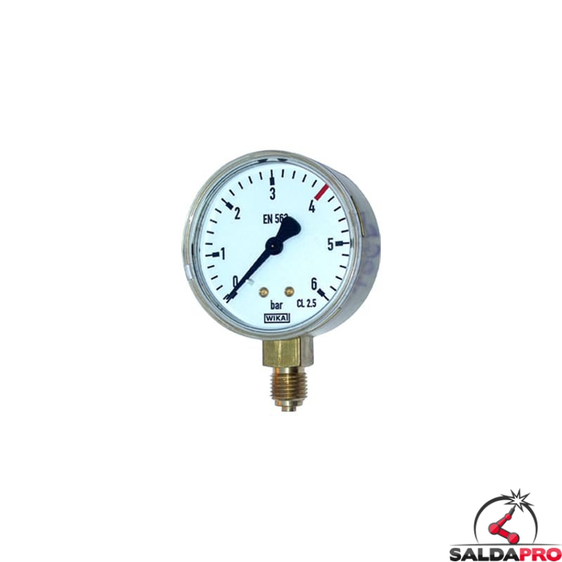 manometro misuratore pressione gas liquefatti propano butano 6 atm saldatura ossiacetilenica