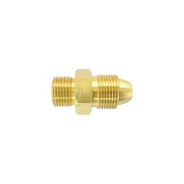 raccordo ottone argon co2 attacco filettato 21,8 mm