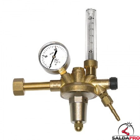 riduttore pressione argon co2 anidride carbonica 300/315 atm 20 l/min flussometro