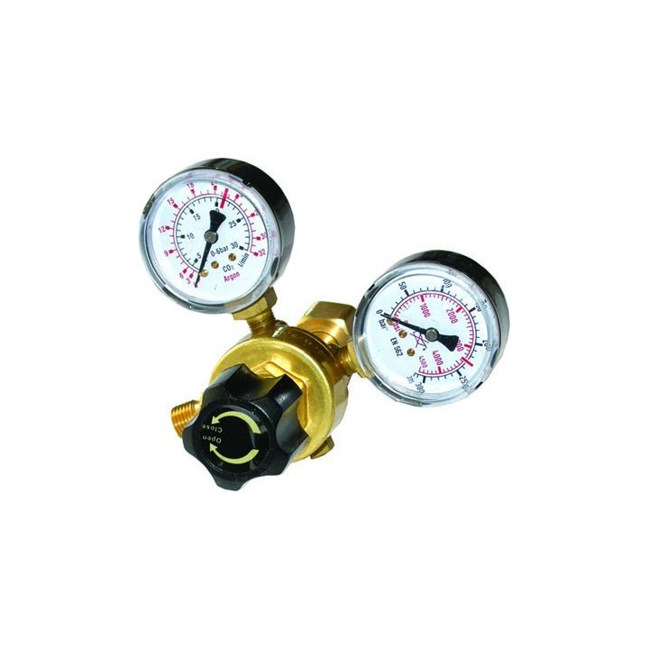 riduttore pressione stella argon co2 anidride carbonica 300/315 atm 32 l/min