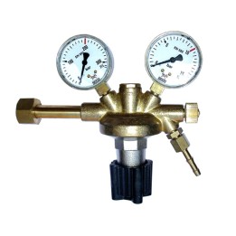 riduttore pressione co2 anidride carbonica 300/315 atm 15/16 atm ottone