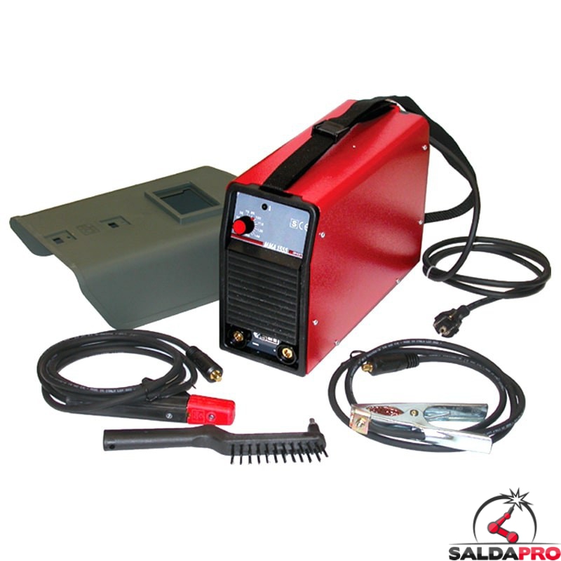 kit saldatrice mma inverter portatile 230v saldatura ad elettrodi