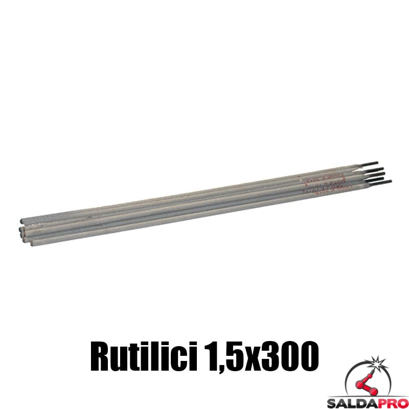 elettrodi rutilici 1,5x300mm saldatura 290 pezzi rivestimento rutile