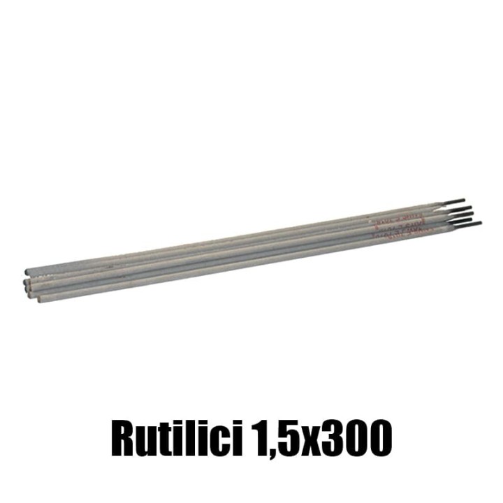 elettrodi rutilici 1,5x300mm saldatura 290 pezzi rivestimento rutile