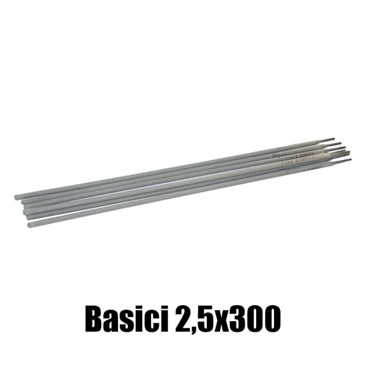 elettrodi basici 2,5x300mm saldatura 250 pezzi rivestimento basico