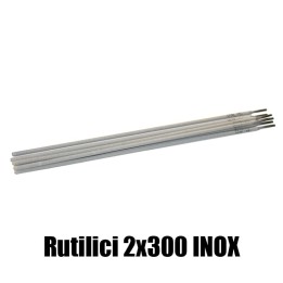 elettrodi rutilici 2x300mm saldatura inox 230 pezzi rivestimento rutile basso contenuto carbonio