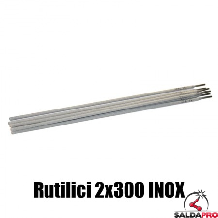 elettrodi rutilici 2x300mm saldatura inox 230 pezzi rivestimento rutile basso contenuto carbonio