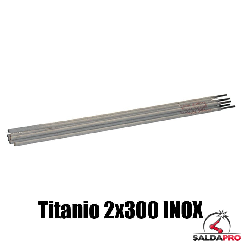 elettrodi titanio 2x300mm saldatura inox 230 pezzi rivestimento basso contenuto carbonio