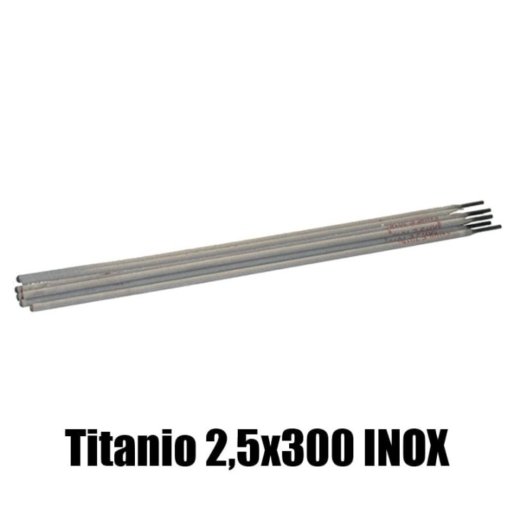 elettrodi titanio 2,5x300mm saldatura inox 130 pezzi rivestimento basso contenuto carbonio