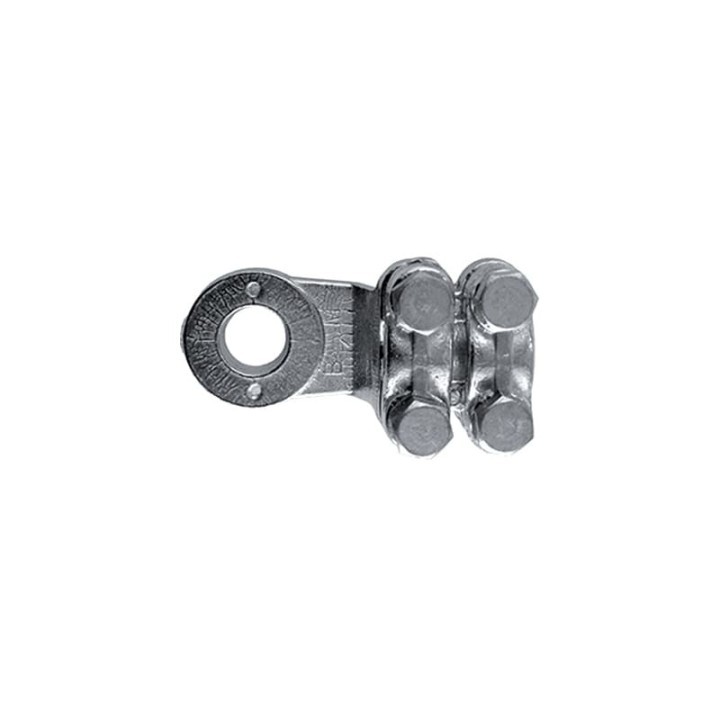 capicorda a 4 viti 50-100mmq anello diametro 9,5-13mm in ottone nichelato