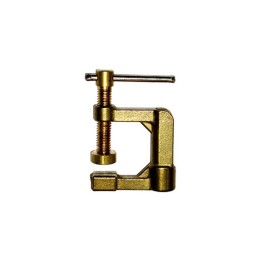 morsetto massa a vite 300A sezione cavo 50mmq ottone saldatura