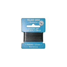 filo saldatura 1,5 2 mm lega stagno 40% rocchetto 1 metro