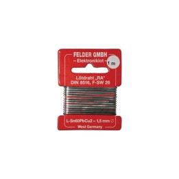 filo saldatura 1 1,5 2 mm lega stagno 60% rocchetto 1 metro