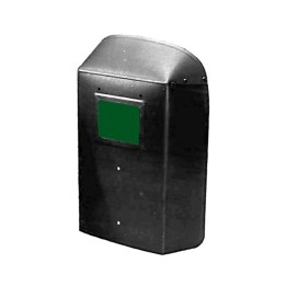 schermo saldatura diritto fibra di vetro finestra 75x98 vetro inattinico verde