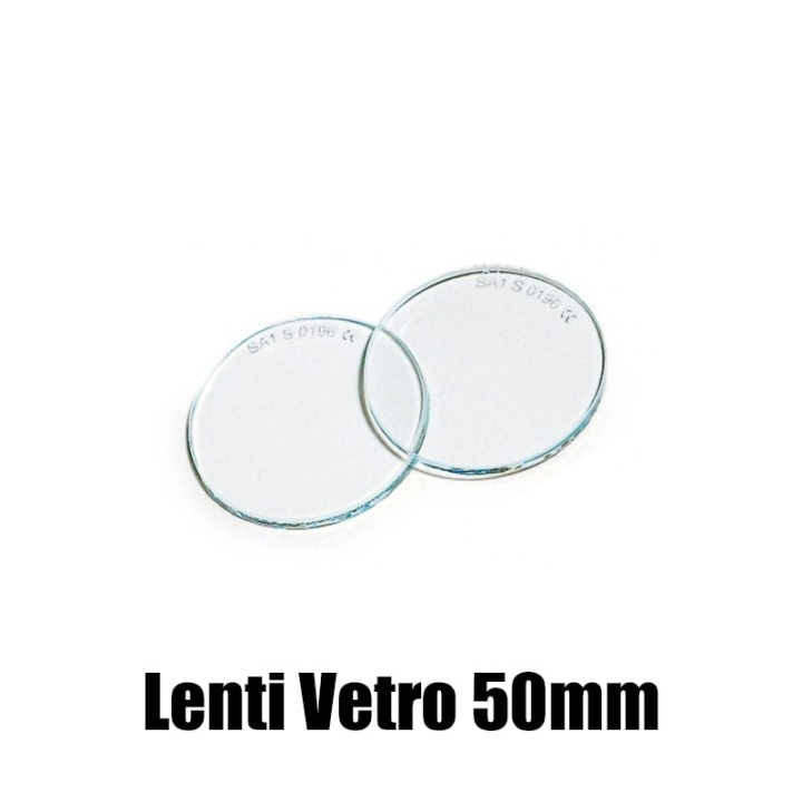 lenti 50mm vetro incolore ricambio occhiali protettivi saldatura