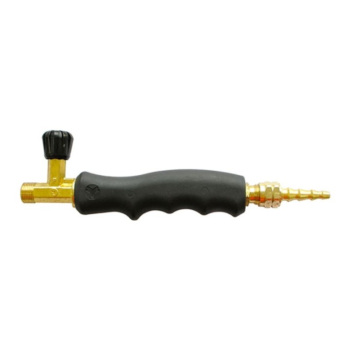 impugnatura con rubinetto gas liquefatti attacco G 3/8" saldatura ossiacetilenica