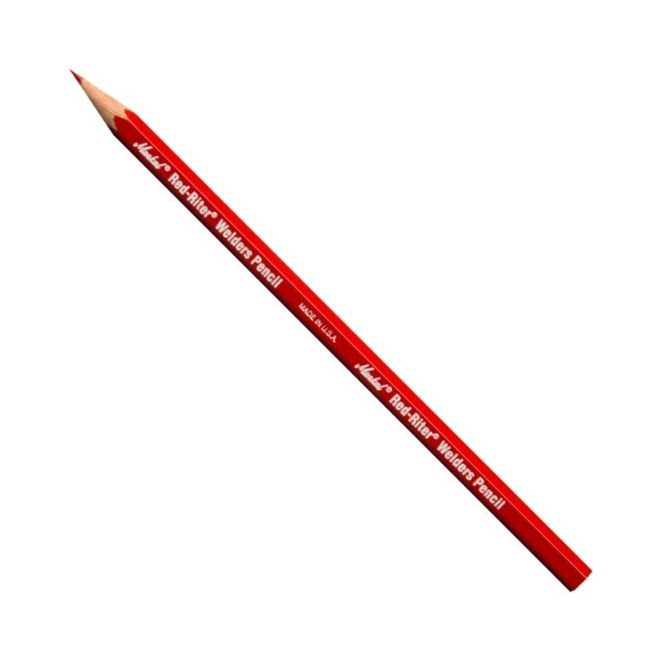 marcatore a matita rosso saldatura markal red riter 12 pezzi