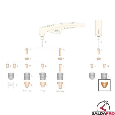 PT31 Distanziatore ruota guida rullo stagnante per vari PT31 per torce PT31 Distanziatore ruota guida rullo stagnante per vari PT31 per torce