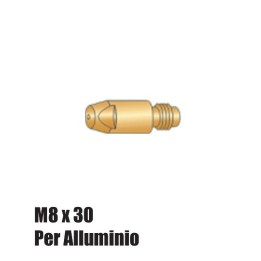 Punte serie M8x30 per alluminio per torce BZ - Ø 0,8 - 2,4 (10pz)