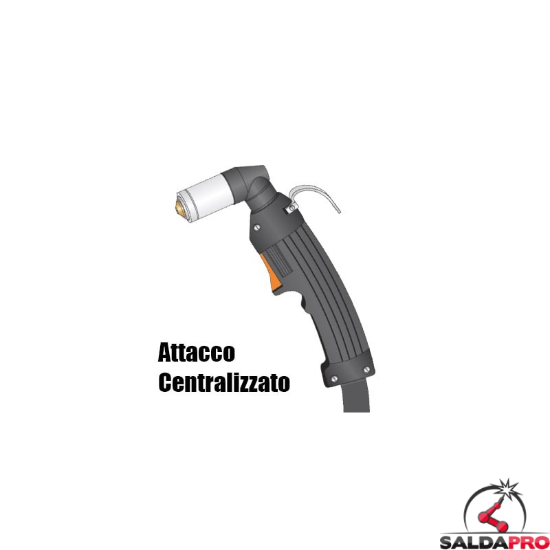 torcia completa lincoln ews ex100 attacco centralizzato taglio plasma