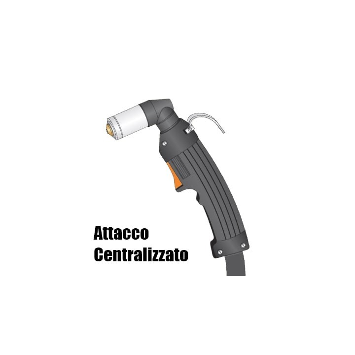 torcia completa lincoln ews ex100 attacco centralizzato taglio plasma