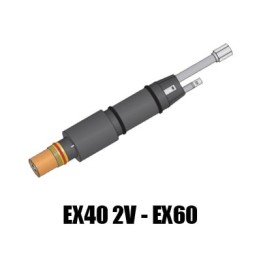 corpo torcia macchina ricambio torcia ews modello ex40 2v ex60 taglio plasma