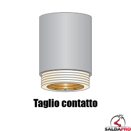 ugello esterno taglio contatto ricambio torce plasma max80 max100 pac130 hypertherm