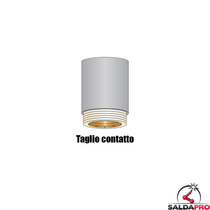 ugello esterno taglio contatto ricambio torce plasma max80 max100 pac130 hypertherm