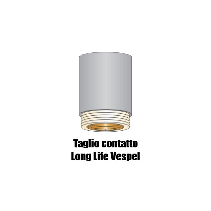 ugello esterno long life vespel taglio contatto ricambio torce plasma max80 max100 pac130 hypertherm
