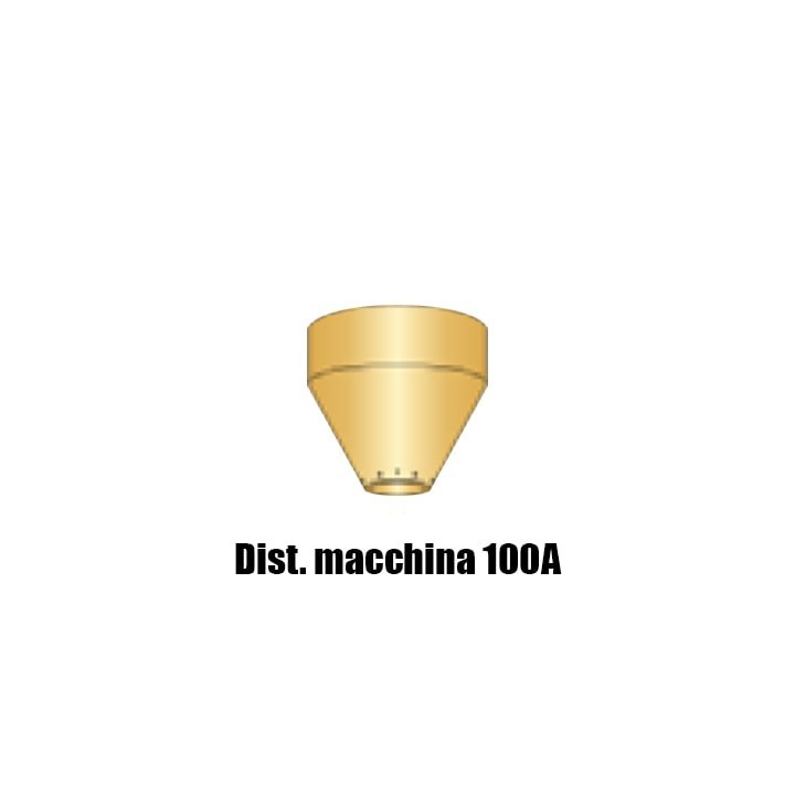 distanziale 100a taglio contatto ricambio torcia powermax65 85 105 hypertherm
