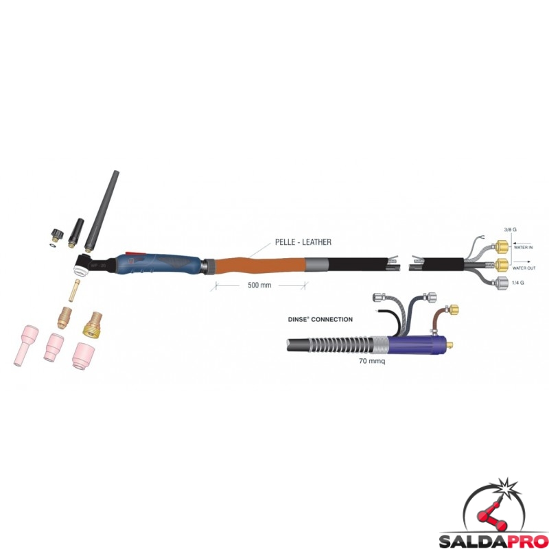 Isolatori - Torcia Saldatrice - Isolante protezione ugello gas anelli Isolatori - Torcia Saldatrice - Isolante protezione ugello gas anelli