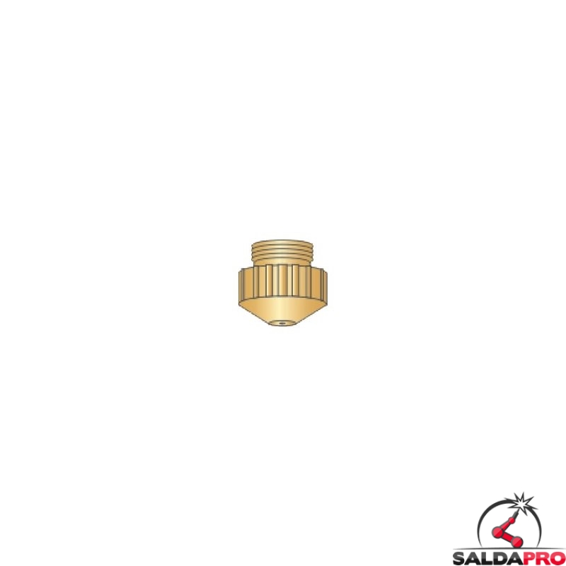 POLISI3D Ugello MK8 In Rame Placcato 0,6 Mm Per Stampanti 3D | Alta Temperatura Per PLA, ABS, Ender 3, CR-10